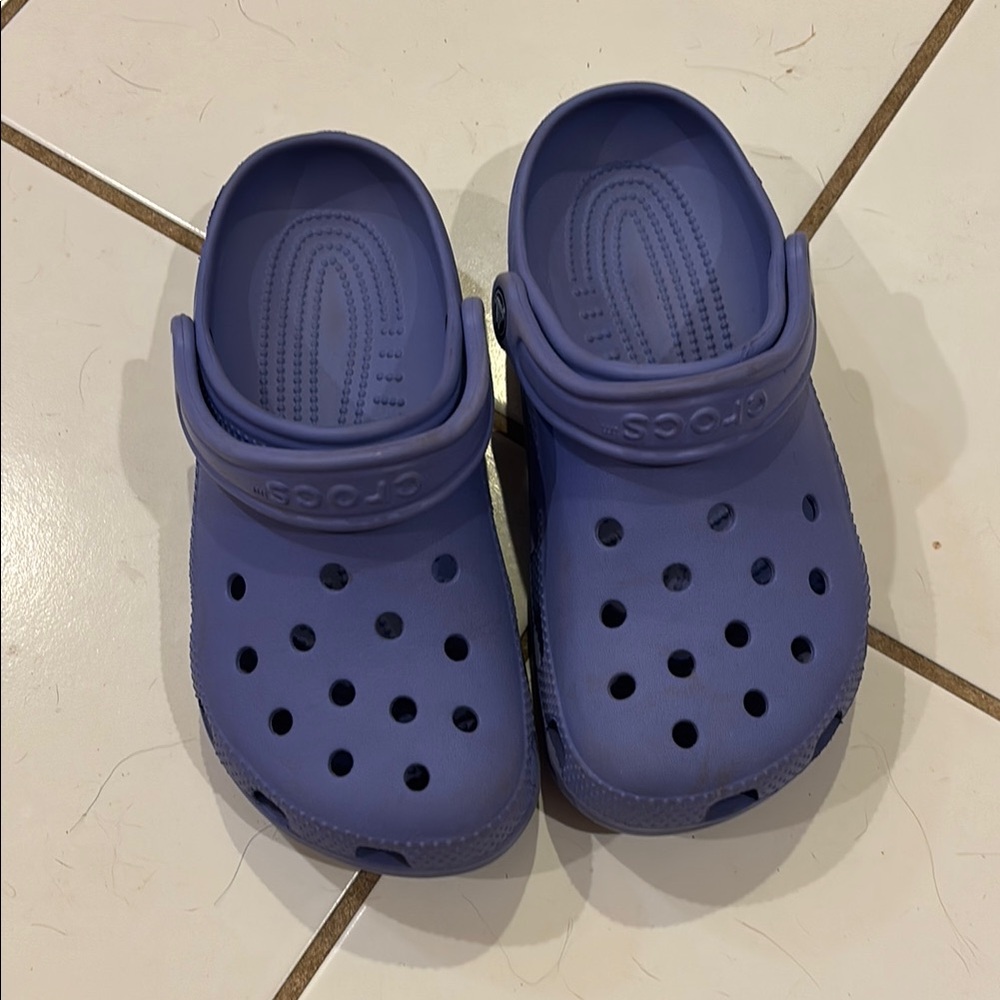 Dark blue/purple crocs